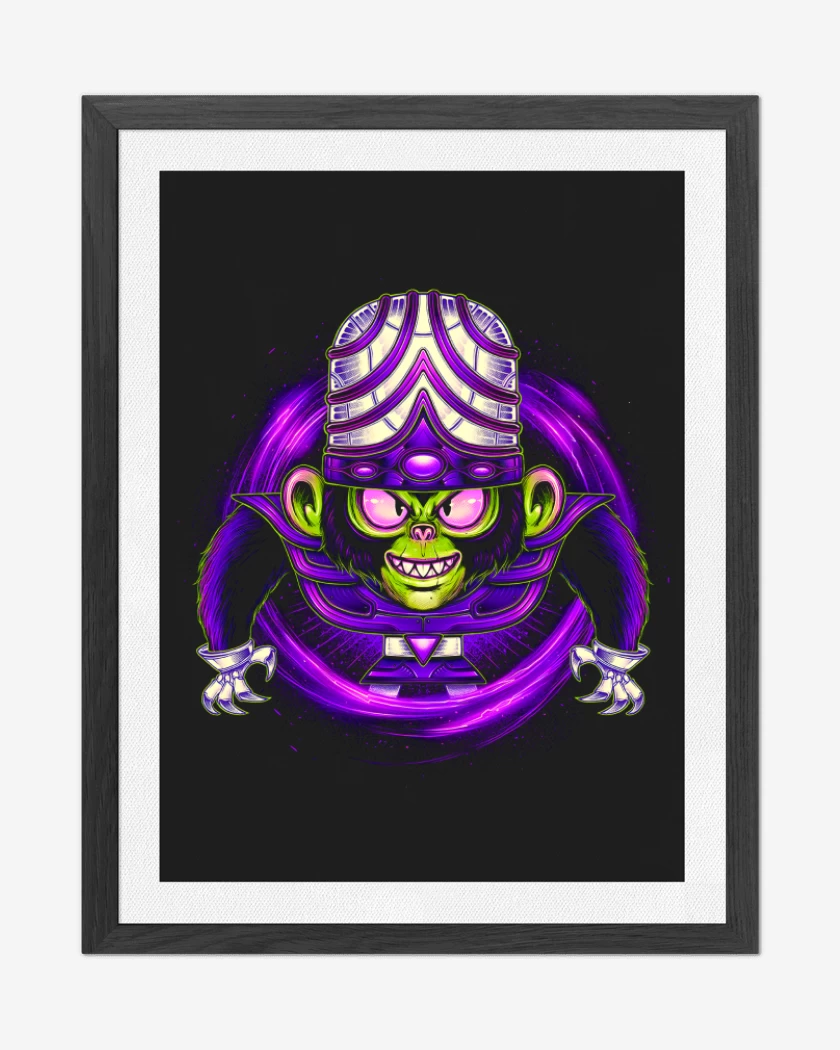 Cuadro decorativo Negro de Mojo Jojo 2 