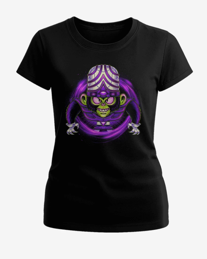 Polera de Mujer Negro de Mojo Jojo 2 