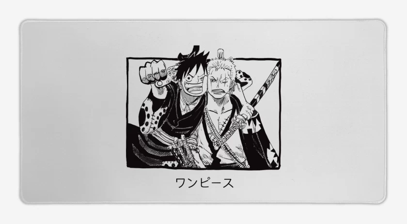 Mouse pad Gamer Luffy x Zoro