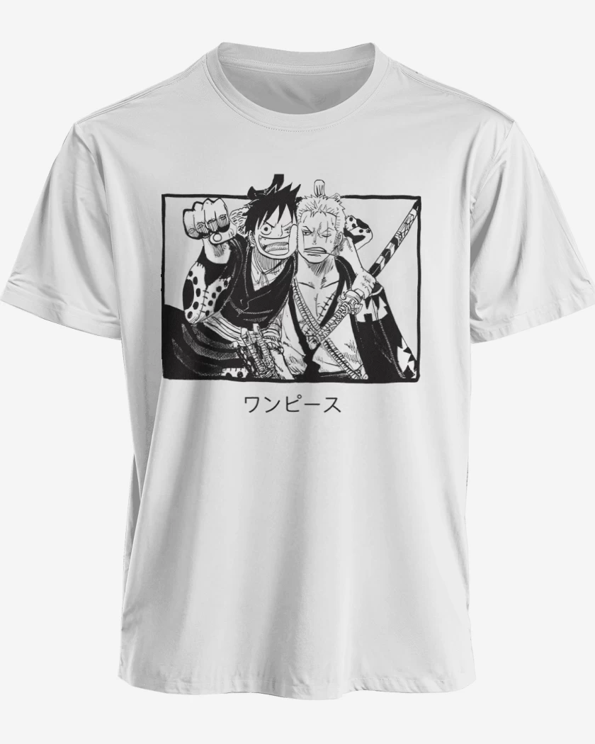 Polera Luffy x Zoro