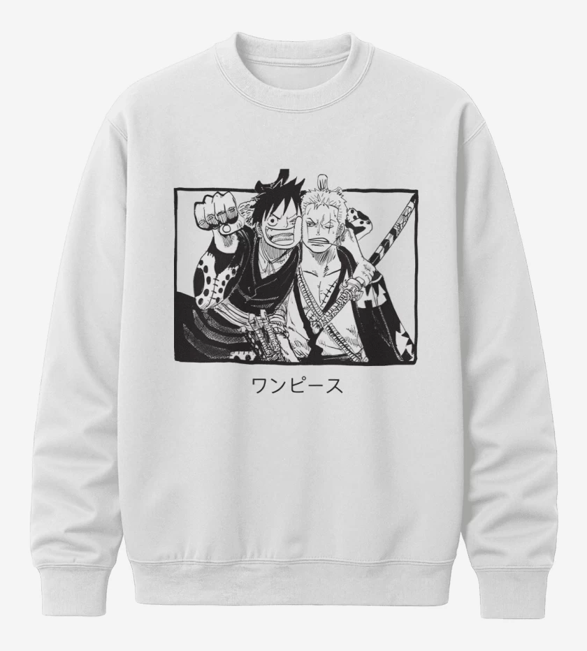 Poleron polo Luffy x Zoro