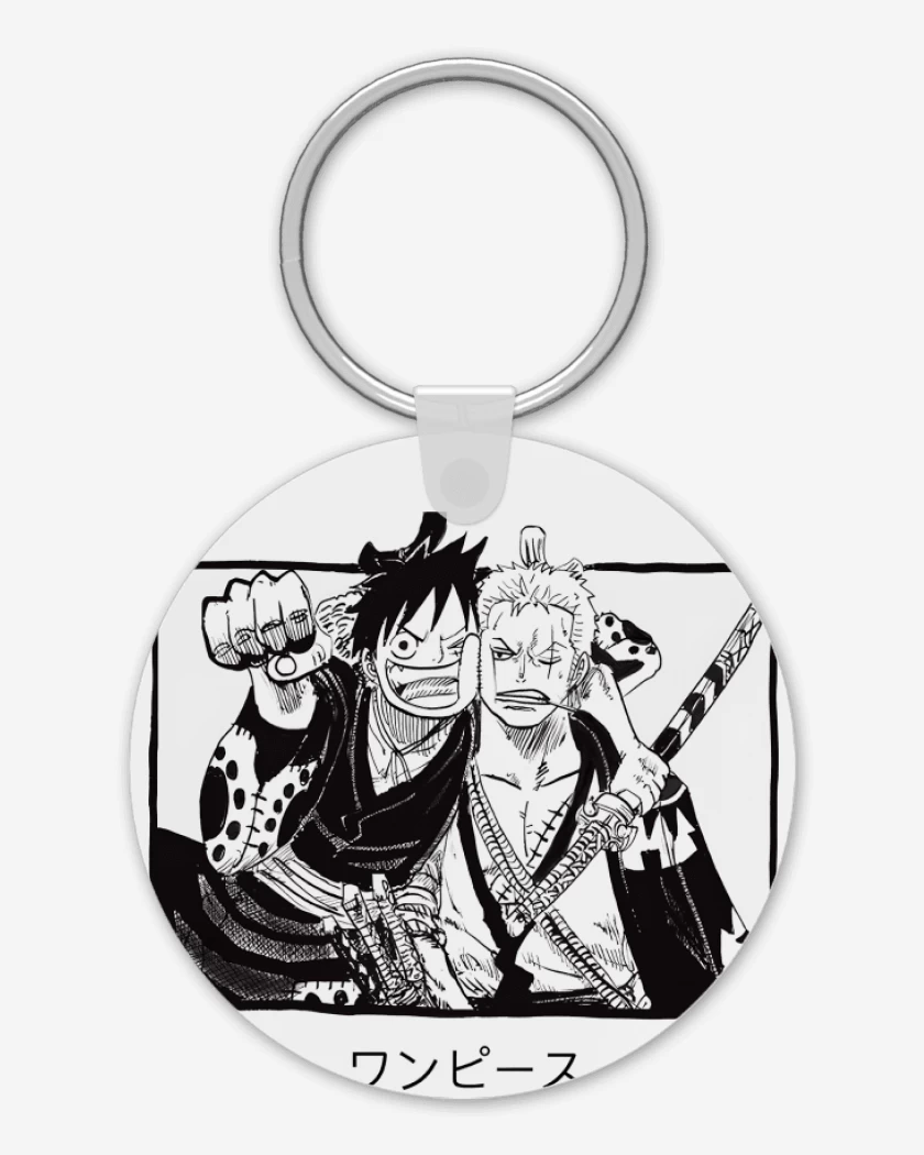 Llavero Luffy x Zoro