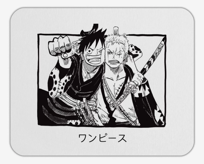 Mousepad Luffy x Zoro