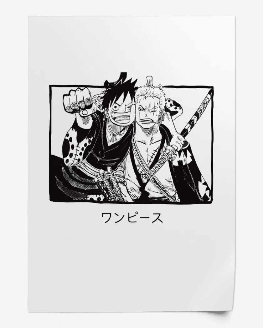 Print Luffy x Zoro