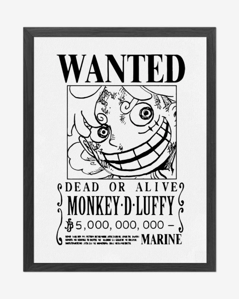 Cuadro decorativo Se Busca Luffy