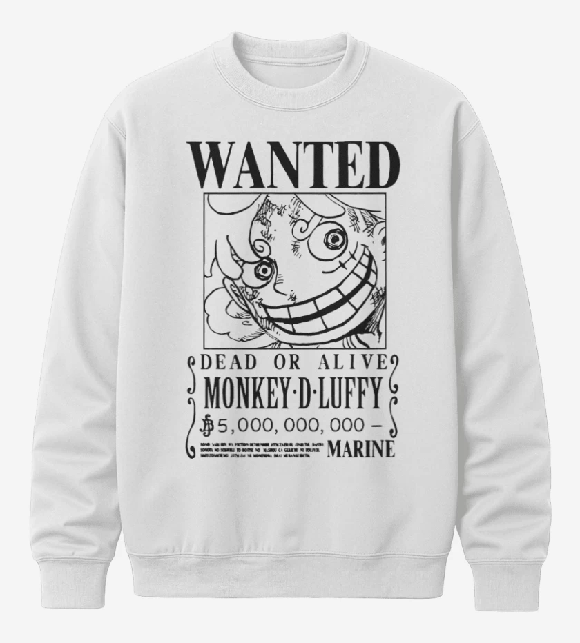 Poleron polo Se Busca Luffy