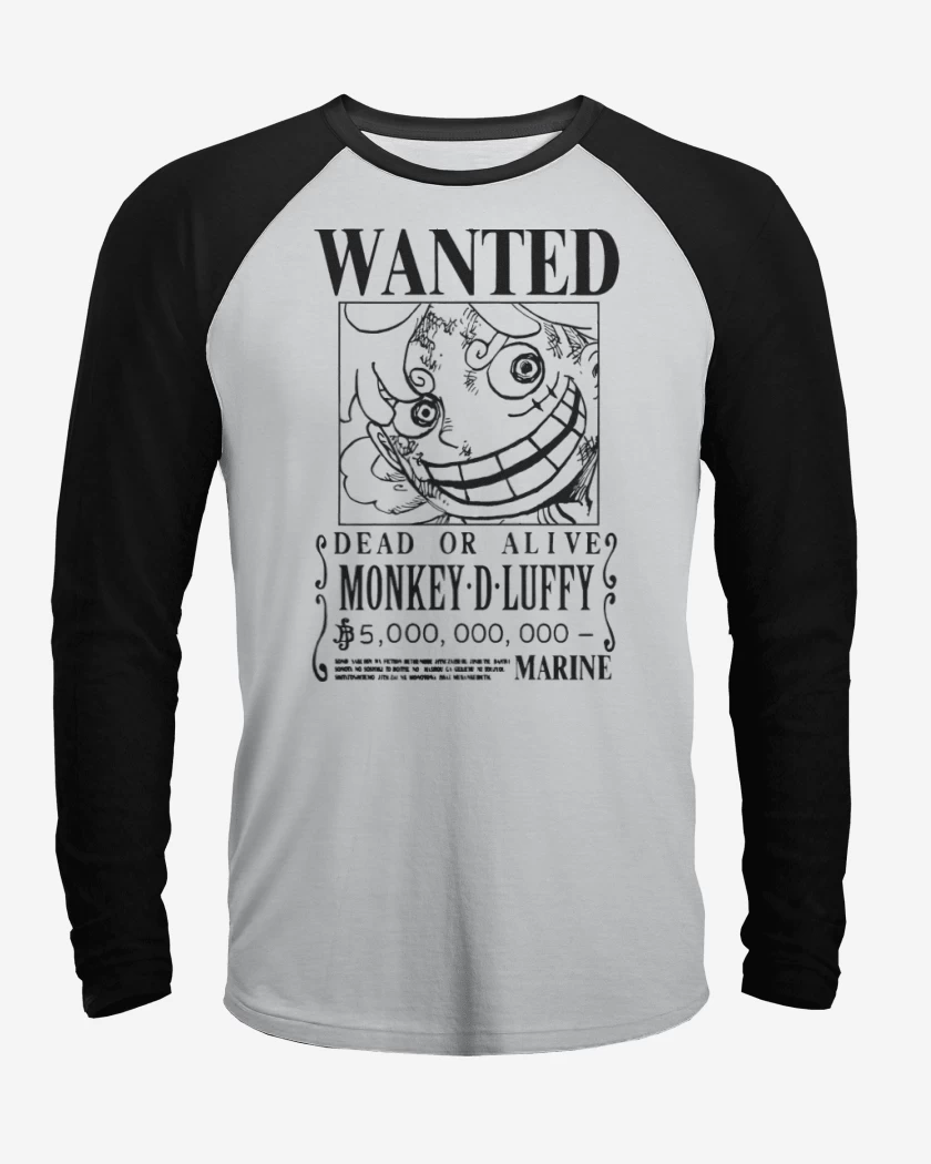 Polera Raglan Se Busca Luffy