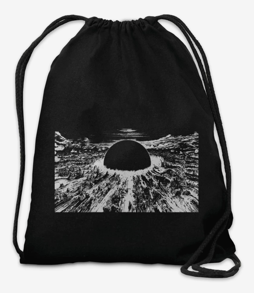 Mochila Negro de Neo Tokyo destruction