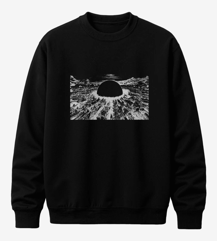 Poleron polo Negro de Neo Tokyo destruction
