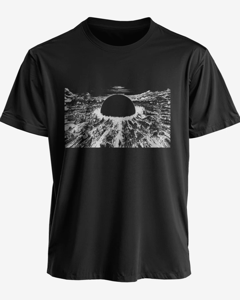 Polera premium Negro de Neo Tokyo destruction