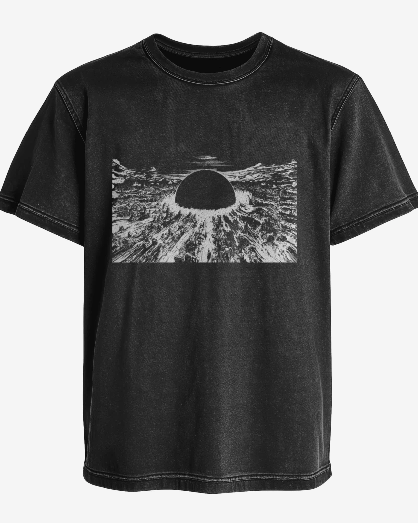 Polera desgastada Neo Tokyo destruction