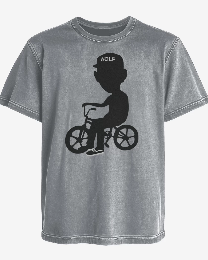 Polera desgastada Gris Melange de The Creator