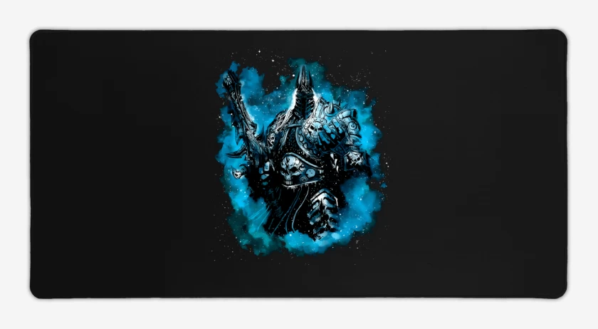 Mouse pad Gamer Negro de Rey Lich