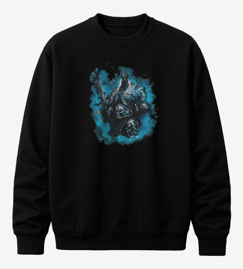 Poleron polo Negro de Rey Lich