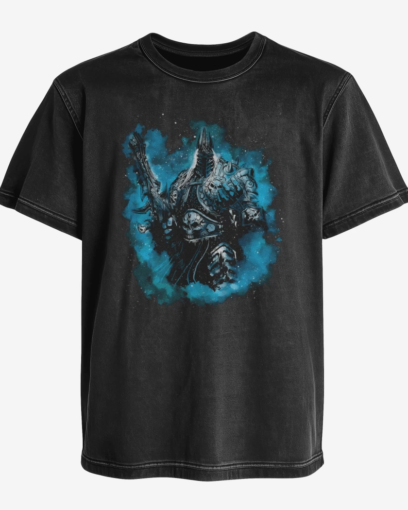 Polera desgastada Rey Lich