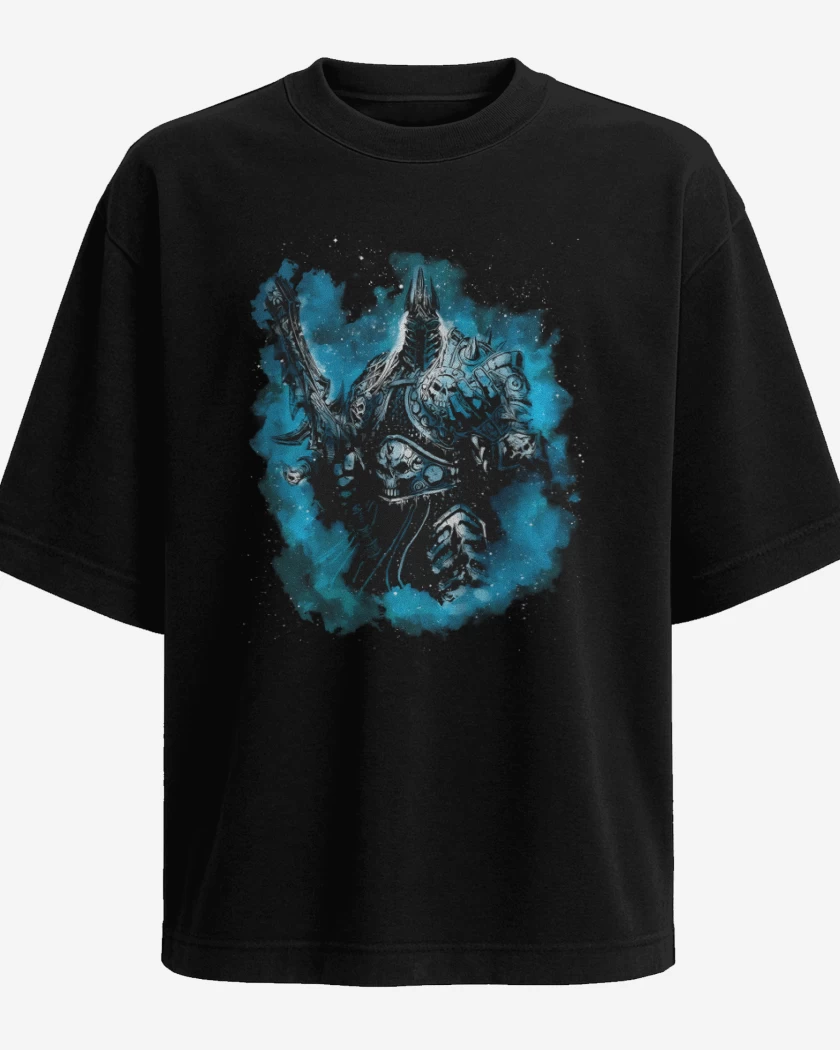 Polera Oversize Negro de Rey Lich