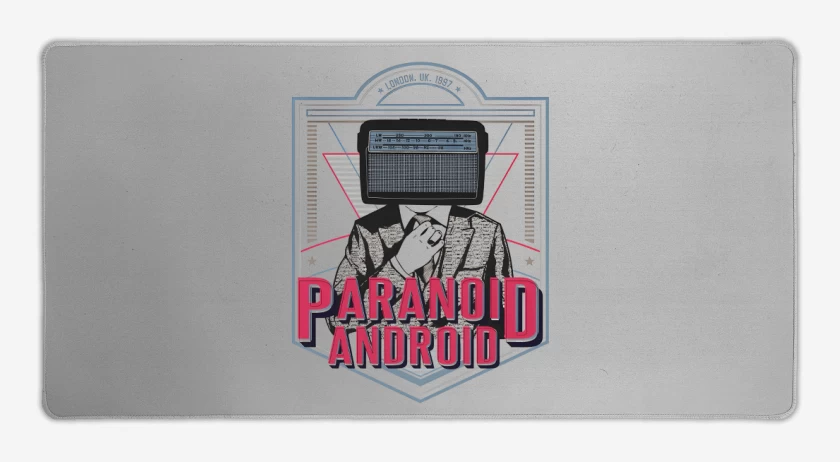 Mouse pad Gamer Paranoid Android