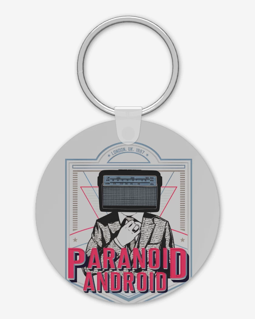 Llavero Gris Melange de Paranoid Android