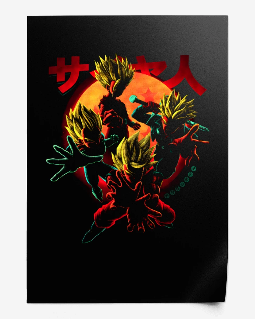 Print Saiyas clasicos