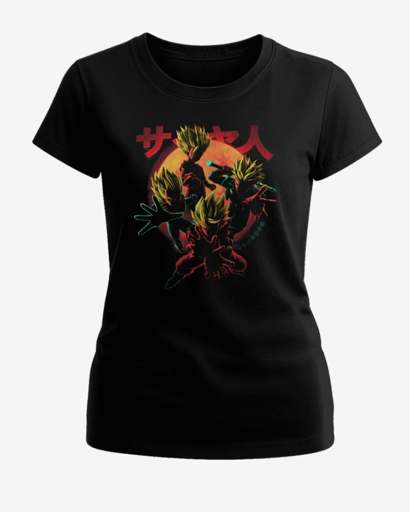 Polera de Mujer Negro de Saiyas clasicos