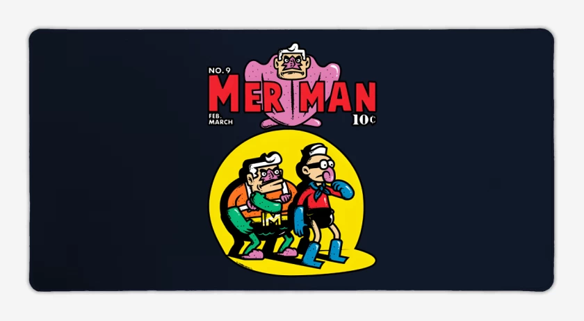 Mouse pad Gamer Sirenoman y Chico Percebe