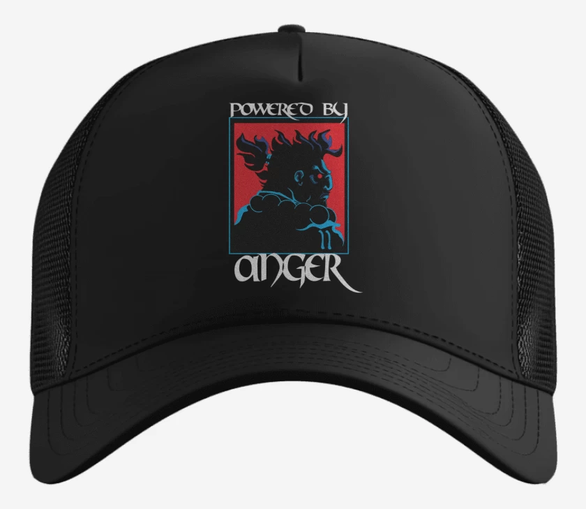 Gorro Powered by anger