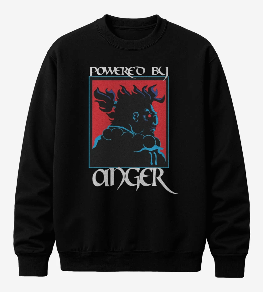 Poleron polo Powered by anger