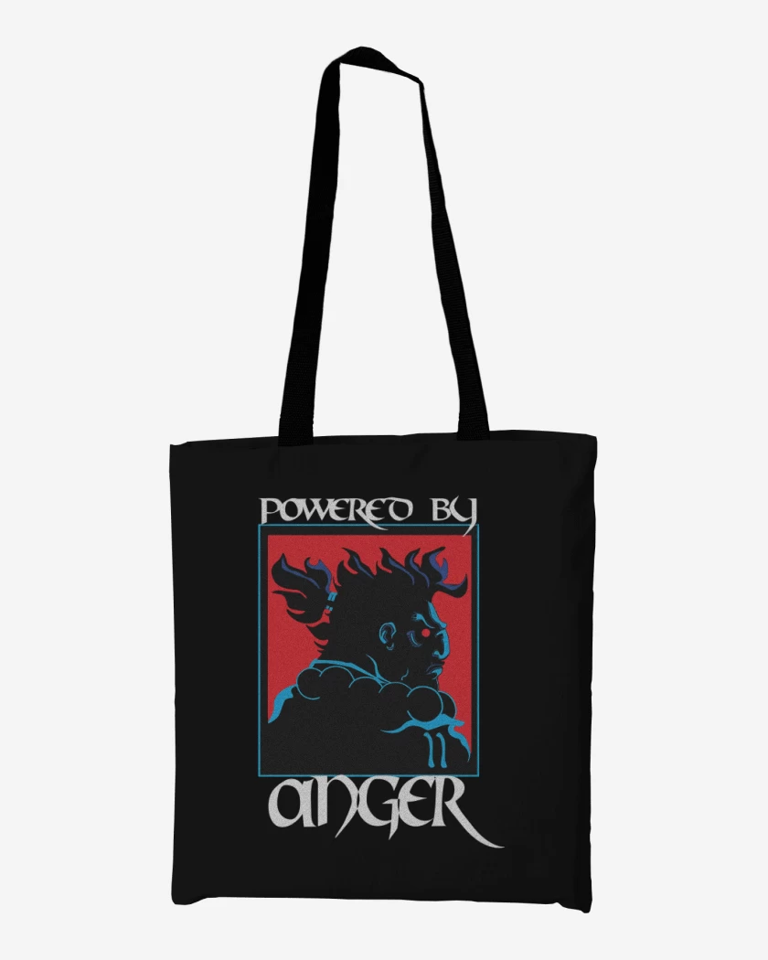 Totebag Powered by anger