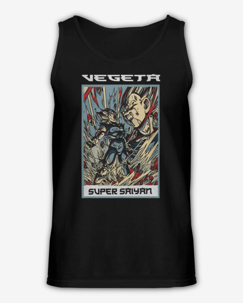 Sudadera Negro de Vegeta Super Saiyan