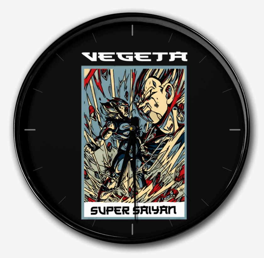 Reloj Negro de Vegeta Super Saiyan