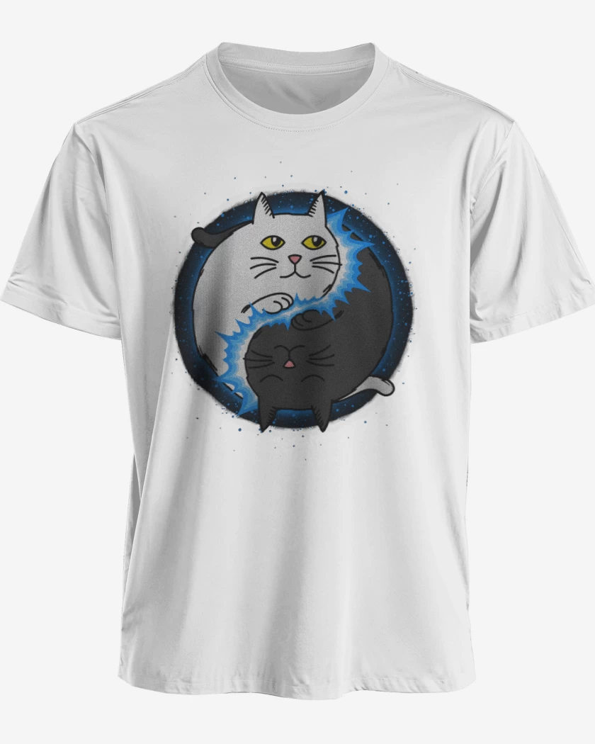 Polera Yin Yang cat
