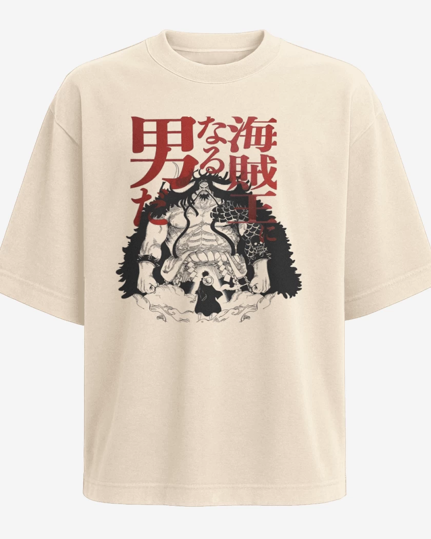Polera Oversize Kaido vs Luffy