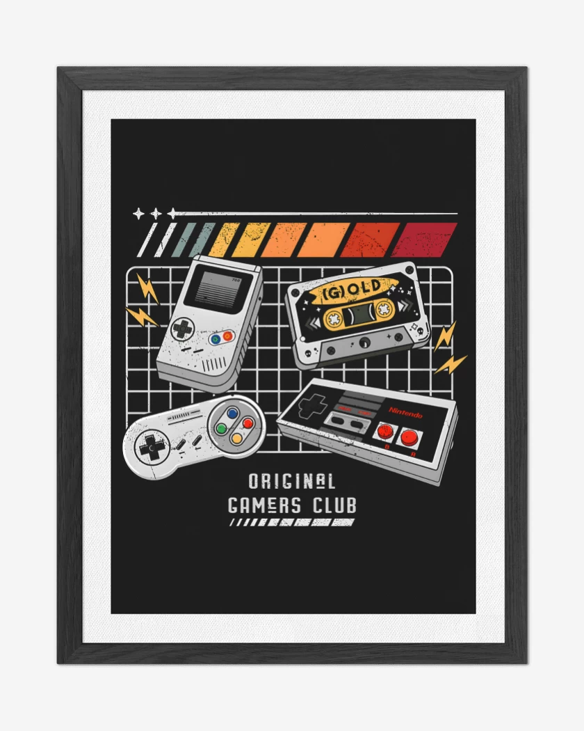 Cuadro decorativo Original Gamers Club