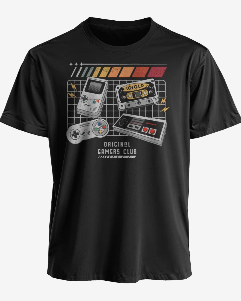 Polera premium Negro de Original Gamers Club
