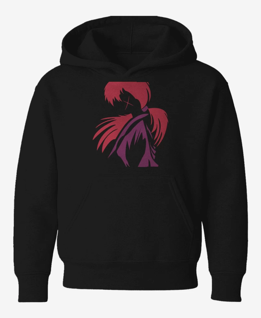Poleron de niño Negro de Samurai X