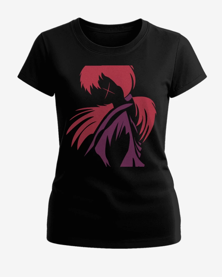 Polera de Mujer Negro de Samurai X