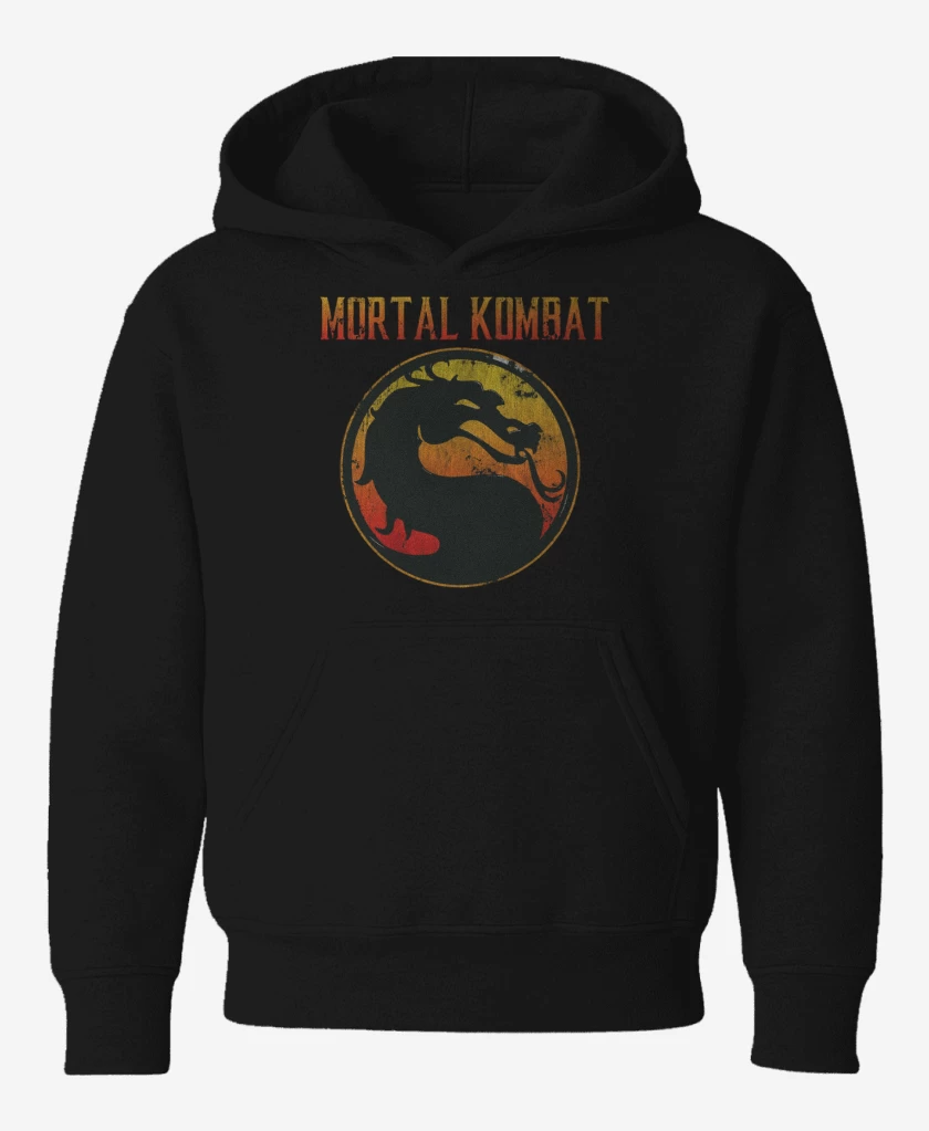 Poleron de niño Mortal Kombat logo