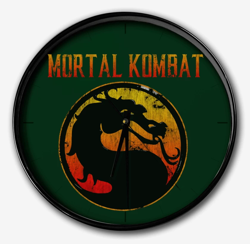 Reloj Verde Bosque de Mortal Kombat logo