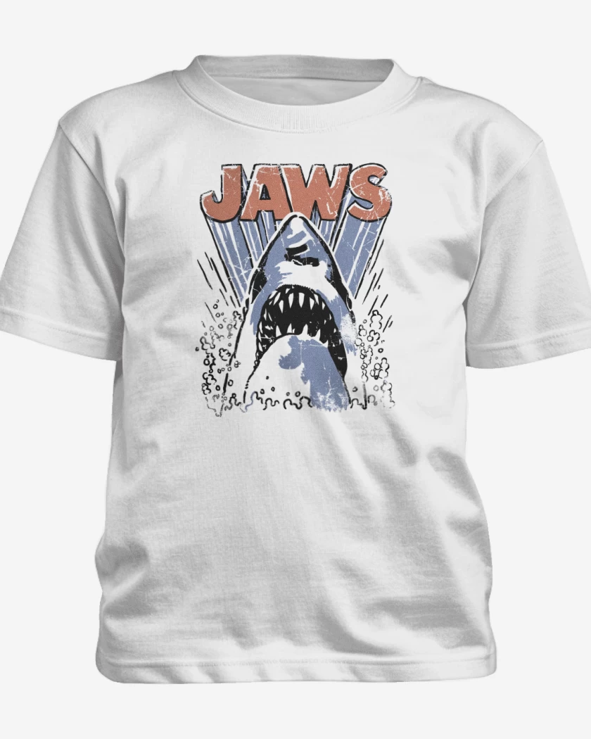 Polera de niño Blanco de Jaws