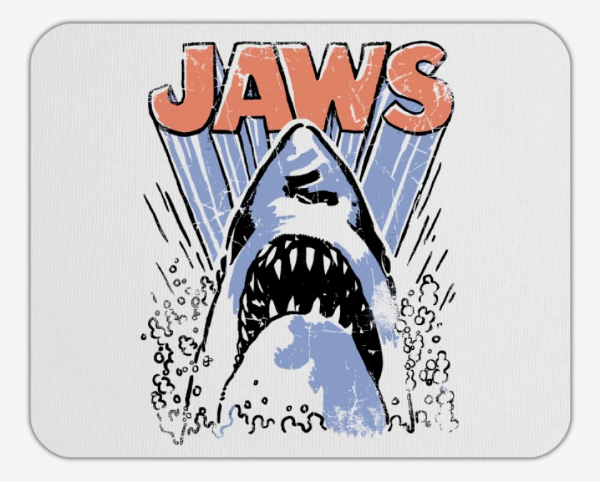 Mousepad Blanco de Jaws