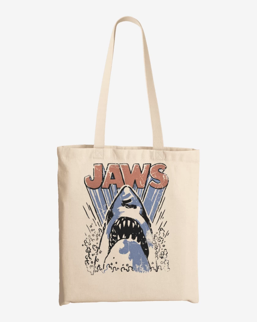 Totebag Blanco de Jaws