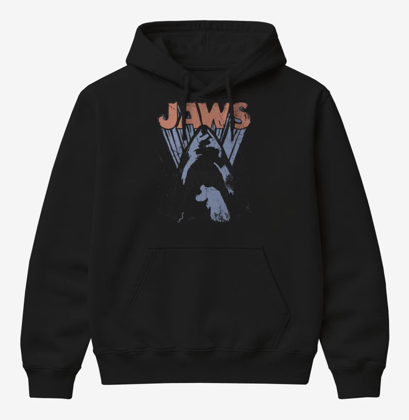 Poleron Canguro básico Negro de Jaws