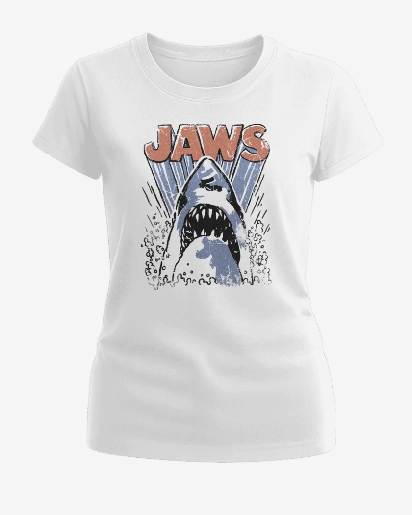 Polera de Mujer Blanco de Jaws