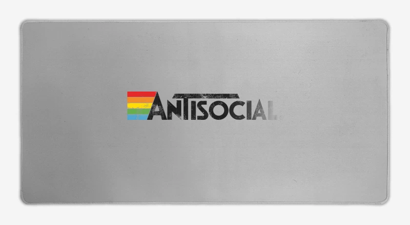 Mouse pad Gamer Gris Melange de Antisocial
