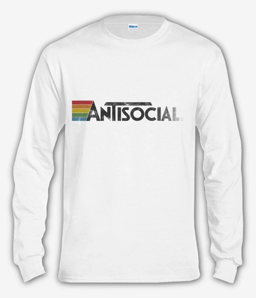 Polera manga larga Blanco de Antisocial