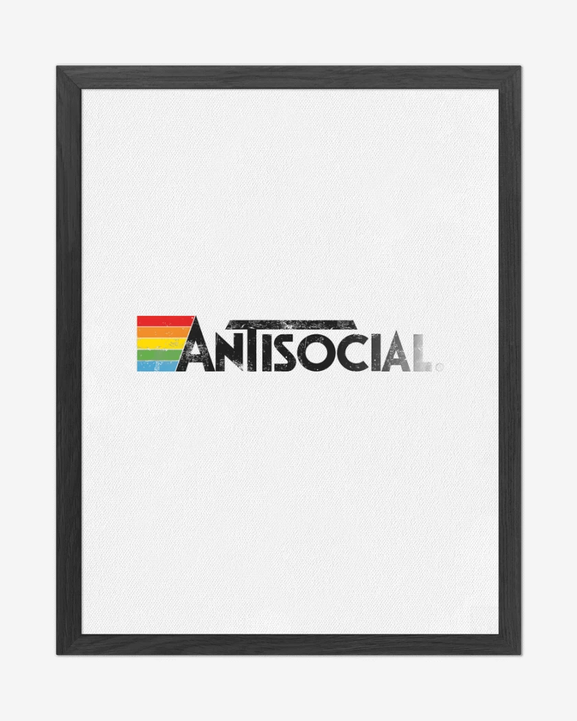 Cuadro decorativo Blanco de Antisocial