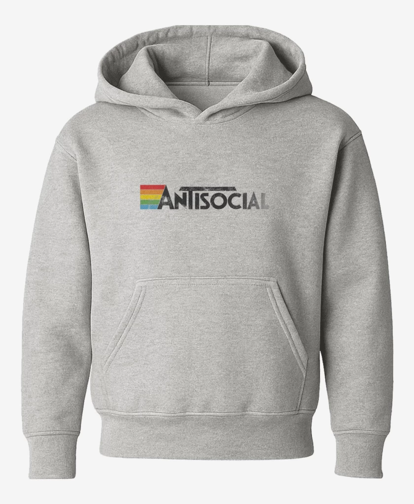 Poleron de niño Gris Melange de Antisocial