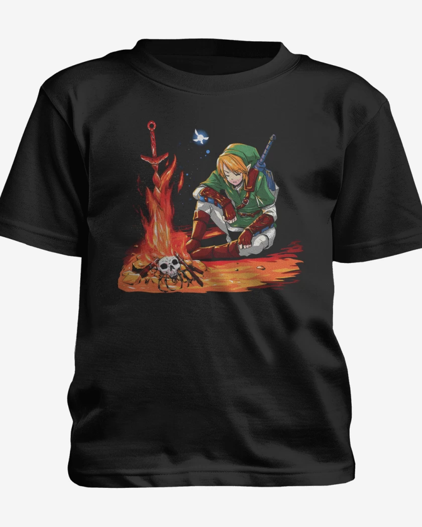 Polera de niño Negro de Link Fogata