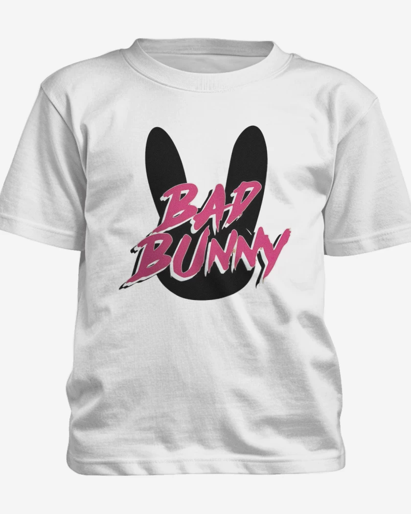Polera de niño Blanco de Bad Bunny