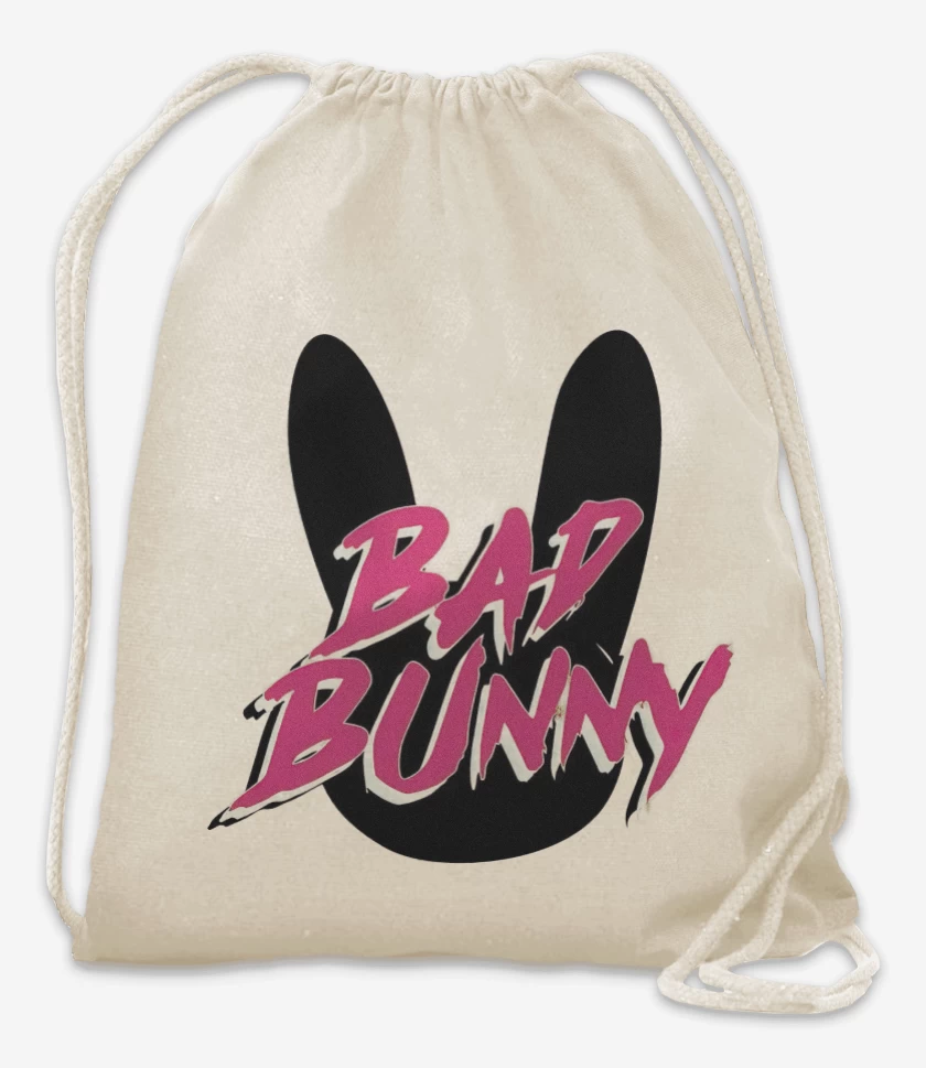 Mochila Blanco de Bad Bunny
